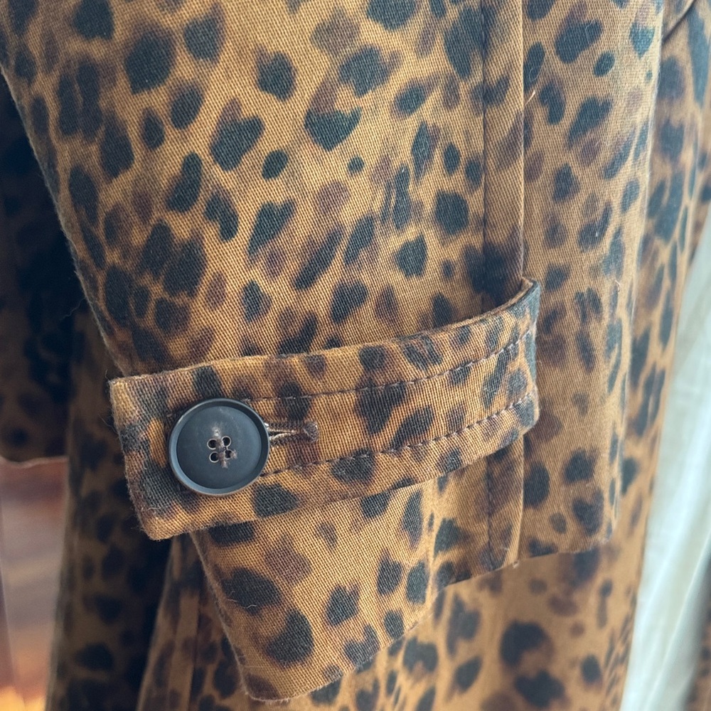 Zara Women's Leopard Duster Coat Zara Collection - Picture 6 of 8